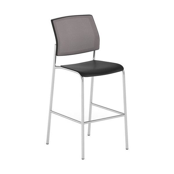 United Chair Co Stool, Armless, MeshBack, 19-3/4inx23inx45in, ExactBack/PuttySeat UNCF1HECCP09 - main